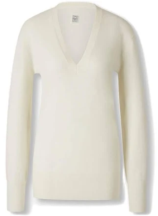 Toteme V-neck Wool-cashmere Jumper