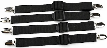 Shirt Stay Plus Original Style Shirt Strap (4 Pack)