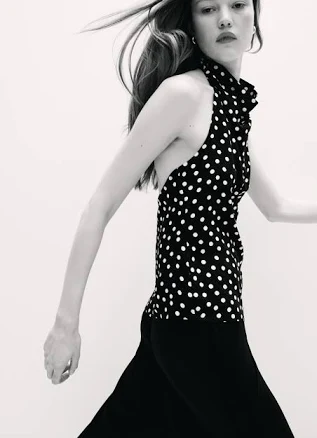 H&M Ladies Viscose Halterneck Top