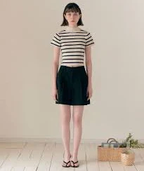 Basic Pintuck Pants Black