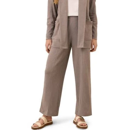 Pact Women's Organic Cotton Airplane Pintuck Wide-Leg Pants