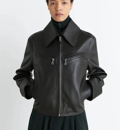 Lemaire Boxy Leather Women Blouson