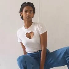 The Original Heart Cut-Out Tee