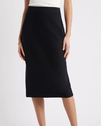 Caslon Ottoman Knit Midi Skirt