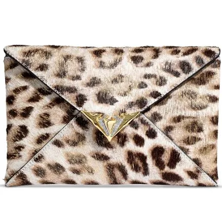 Alexis Bittar Women's Leopard-Print Calf Hair Envelope Clutch