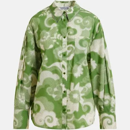 Floral-Print Oversized Shirt