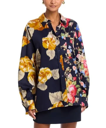 Essentiel Antwerp Women's Floral Button Front Shirt