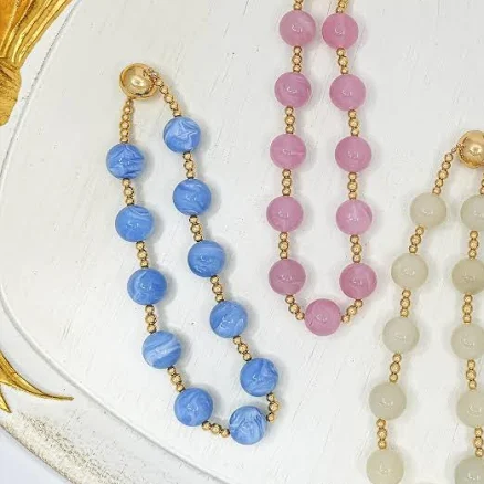 Chunky Candy Ball Magnetic Closure Statement Beads