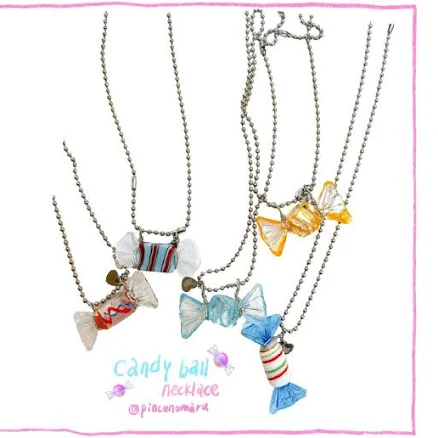 PINCUNOMARU Candy Ball Necklace