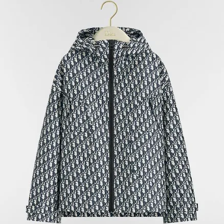 DIOR Women's Technical Jacquard Taffeta Hooded Jacket