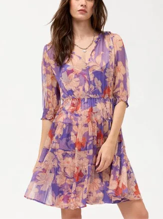 Johnny Was Women's Daphne Floral Mini Dress