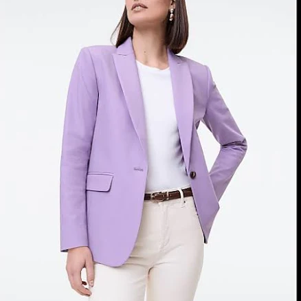 Ann Taylor Women's Longline Bi-Stretch Twill Blazer