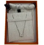 Hermès Mini Pop H pendants in white with Silver RM26050035