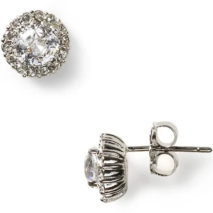 NADRI Women's Sterling Pave Stud Earrings