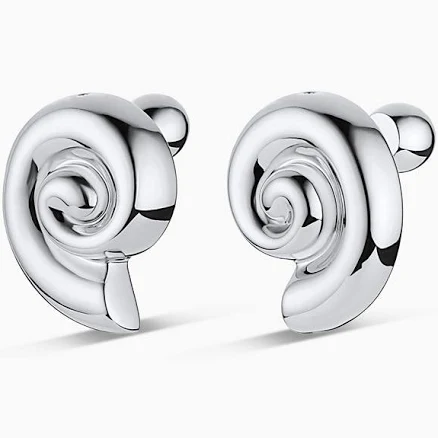 Gorjana Nautilus Statement Silver Earrings