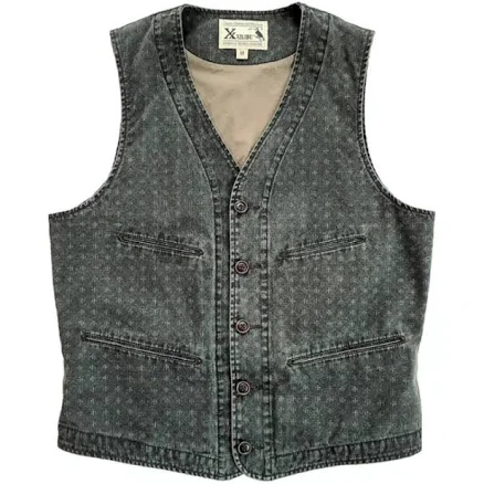 Washed Jacquard Vest