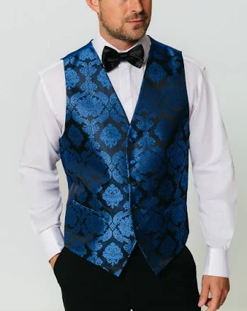 Victorian Jacquard Men's Polyester Vest