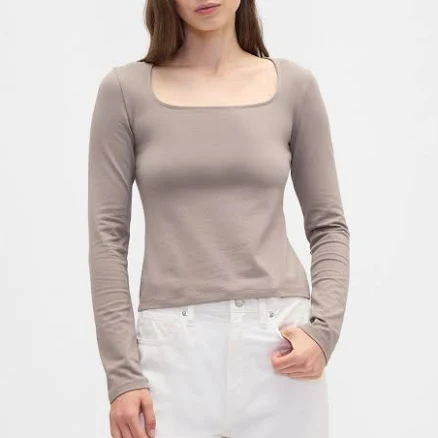 Gap Women's Stretch Jersey Scoopneck Top