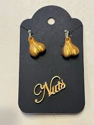Gag Gift Nuts Earrings