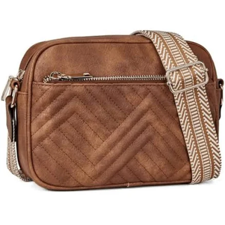 Lily Bloom Tassel Vegan Leather Cassette Crossbody Bag