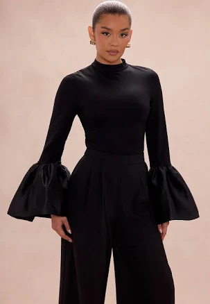 Fashion Nova Estelle Bell Sleeve Top
