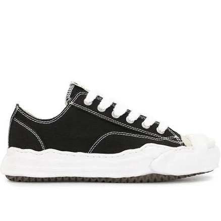 MAISON MIHARA YASUHIRO - Unisex Hank Original Sole Canvas Low-Top Sneakers BLACK / EU39/US7