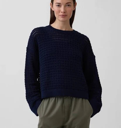 Gap Women's Oversized Crochet Sweater