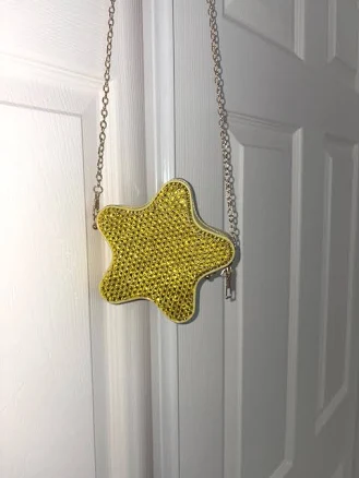 Rhinestoned Star Crossbody Purse