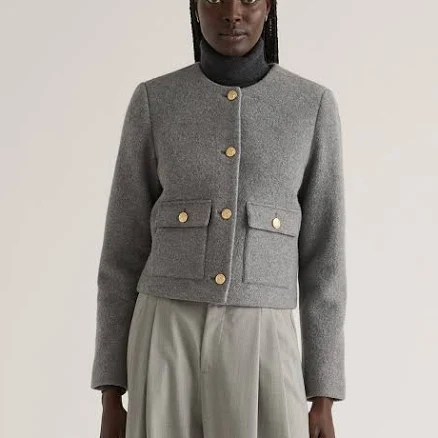 Quince Women's Merino Wool Cropped Jacket