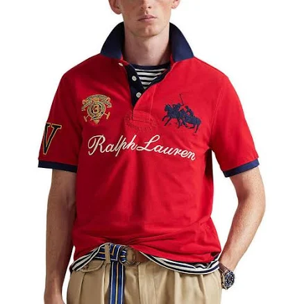 Ralph Lauren Men's Classic Fit Crest Mesh Polo Shirt