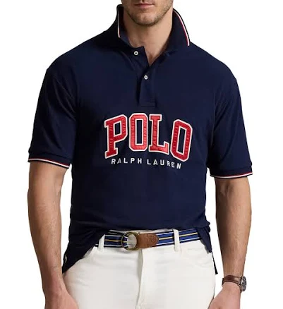 Big & Tall Polo Ralph Lauren Men's Logo Mesh Polo Shirt