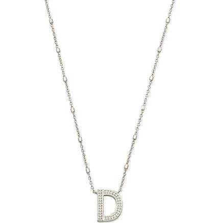 Kendra Scott Letter Pendant Necklace