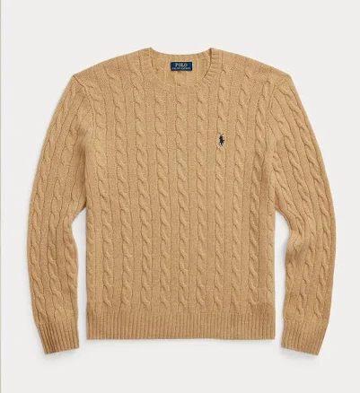 Polo Ralph Lauren Men's Cable-Knit Wool-Cashmere Sweater