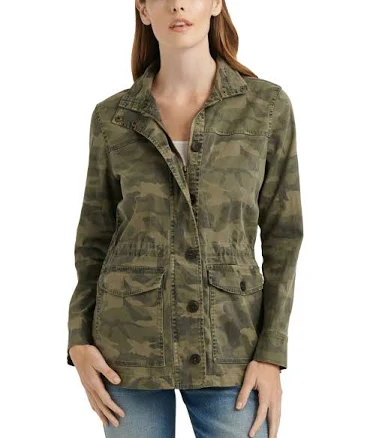 Women's Lucky Brand Camo Print Utility Jacket