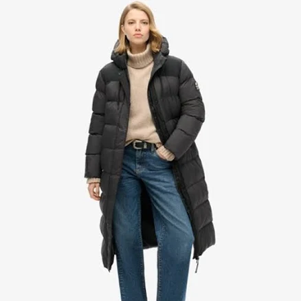 Superdry & Co Women's Rip-stop Long Puffer Coat