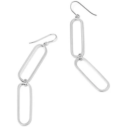Blossom Dangle Earrings in Sterling, Sterling Silver
