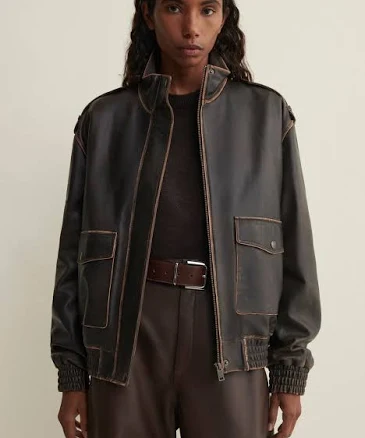 Gayana Vintage Leather Jacket