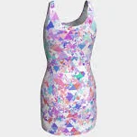Funky Boho Colorful Triangles Polyester Bodycon Dress