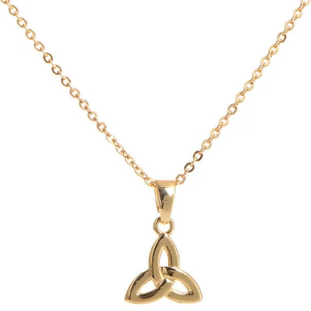 Grá Collection Gold Plated Trinity Knot Necklace