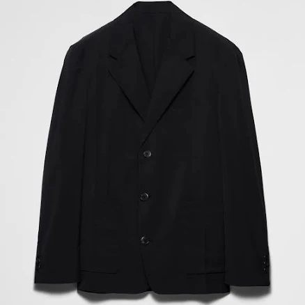 Prada Men's Single-Breasted Wool Blend Jacket