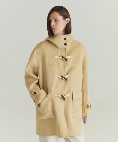 Handmade Wool Duffle Coat - Butter