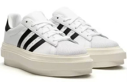 Adidas Beyonce Superstar Platform White Cloud Black - Size 6 Women's -