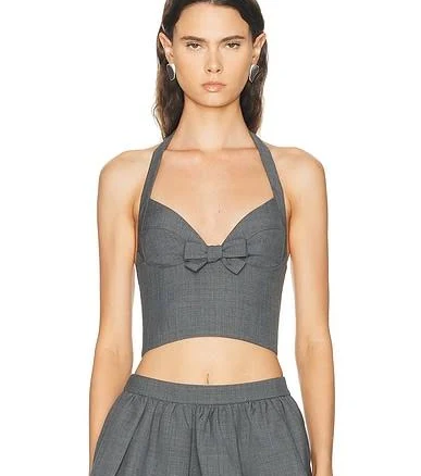 Halter Bow Tie Cami Top