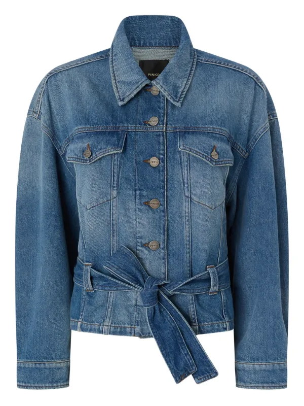 Belted Denim Jacket