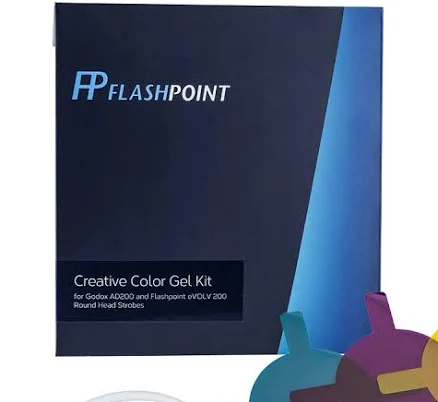 Flashpoint Creative Color Gel Kit for Flashpoint XPLOR 100 Pro, eVOLV 200, Godox AD100