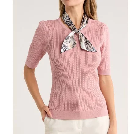BY Design Audrielle Scarf Tie Sweater