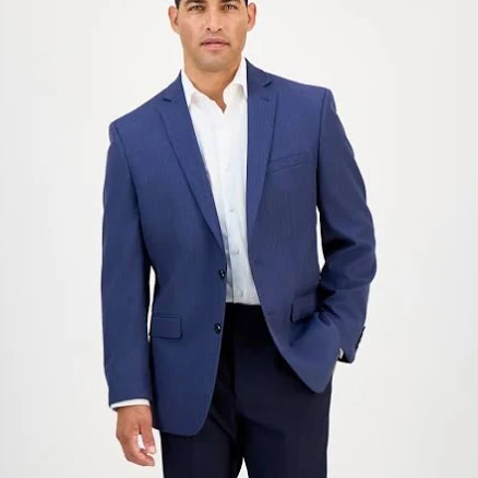 Alfani Men's Slim-Fit Stretch Solid Suit Jacket, Created for Macy's - Blue - Size 38R