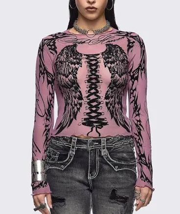 Minga London Wings Mesh Top