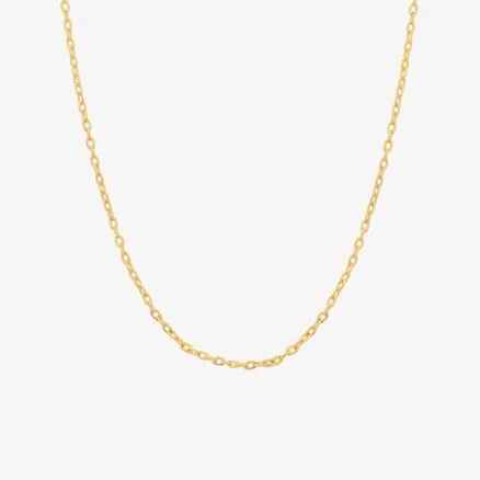 Plain chain necklace
