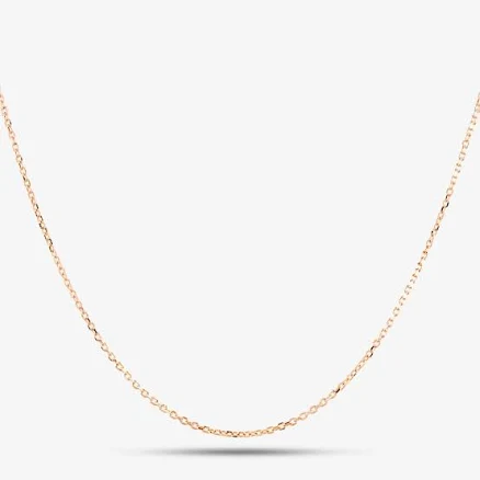 Gold Plated 20 Inch Trace Chain CA4DC040/0.50 GP by TH Baker Women's